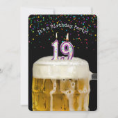 Invitation à la fête des bougies du 19e anniversai (Devant)