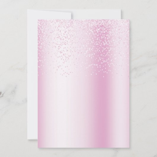 Invitation à la fête des cerfs de Noël (Dos)