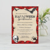 Invitation à la fête des chauves-souris d'Hallowee (Debout devant)