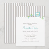 Invitation à la fête des chouettes/douche (Devant / Derrière)