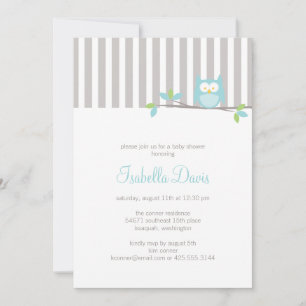 Invitation à la fête des chouettes/douche