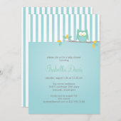 Invitation à la fête des chouettes/douche (Devant / Derrière)