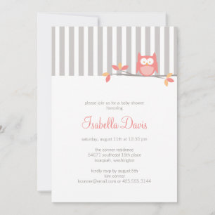 Invitation à la fête des chouettes/douche