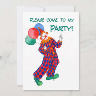 Invitation à la fête des clowns