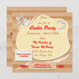 Invitation à la fête des cookies