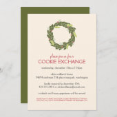 Invitation à la Fête des couronnes de Noël (Devant / Derrière)