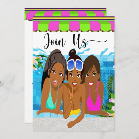 Invitation à la Fête des Dames en Ville (Devant / Derrière)