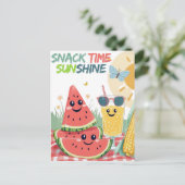 Invitation à la fête des Délices Tropicaux – Chaud (Debout devant)