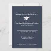 Invitation à la fête des diplômés 2026 (Dos)