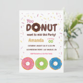 Invitation à la fête des Donuts (Debout devant)