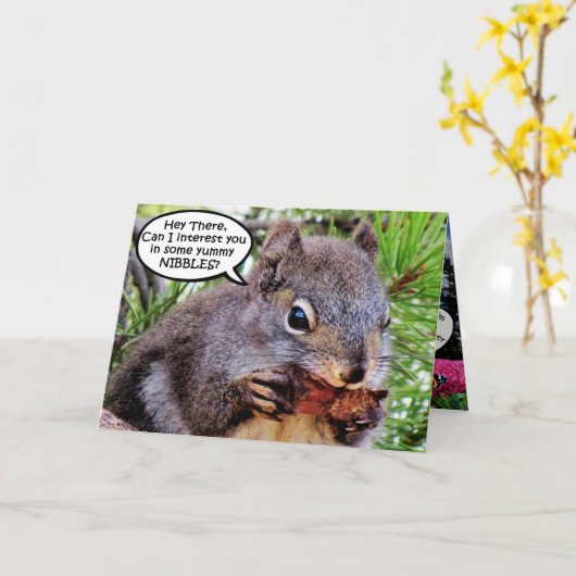 Invitation à la fête des écureuils (Fleur jaune)