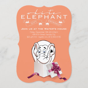 Invitation à la fête des éléphants blancs  Couleur
