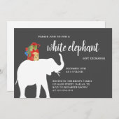 Invitation à la fête des éléphants blancs, échange (Devant / Derrière)