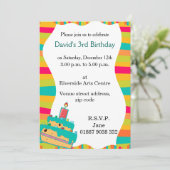 Invitation à la fête des enfants (Debout devant)