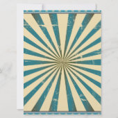 Invitation à la fête des enfants clowns du cirque  (Dos)