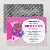 Invitation à la Fête des Enfants de Football (Devant / Derrière)