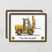 Invitation à la Fête des Enfants du Camion-Fourche (Devant / Derrière)