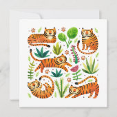 INVITATION À LA FÊTE DES ENFANTS : JOUER AUX TIGER (Devant)