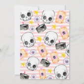 Invitation à la fête des enfants Pink Halloween (Dos)