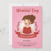 Invitation à la Fête des femmes (Devant)