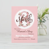 Invitation à la Fête des femmes du 8 mars (Debout devant)