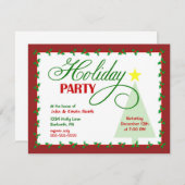 Invitation à la fête des fêtes (Devant / Derrière)