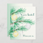 Invitation à la fête des fêtes (Devant / Derrière)