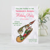 Invitation à la fête des fêtes - Balade en traînea (Debout devant)