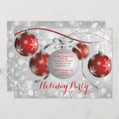 Invitation à la fête des Fêtes de Bokeh (Devant / Derrière)