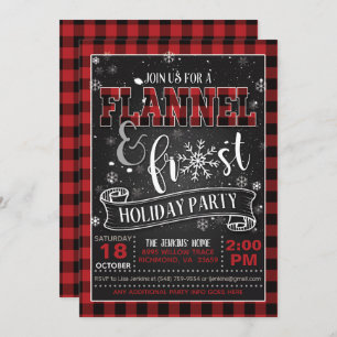 Invitation à la Fête des Fêtes de Flanel et de Fro
