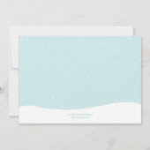 Invitation à la fête des fêtes de Gingerbread Hous (Dos)