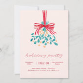 Invitation à la fête des fêtes de Mistletoe (Devant)