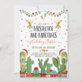 Invitation à la fête des fêtes de Mistletoe et de  (Devant)