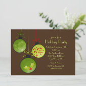 Invitation à la fête des fêtes de Noël (Debout devant)