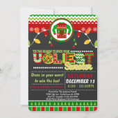 Invitation à la fête des Fêtes de Noël des plus af (Devant)