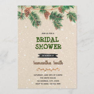 Invitation à la fête des fêtes de Noël d'hiver