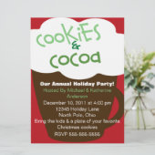 Invitation à la fête des fêtes de Noël et de cacao (Debout devant)