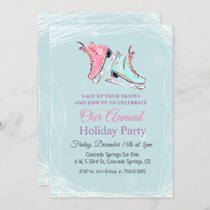 Invitation à la Fête des fêtes de patinage hiverna