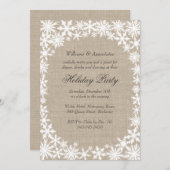 Invitation à la fête des fêtes d'entreprise de la  (Devant / Derrière)