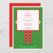 Invitation à la fête des fêtes des Elfs Cute Feet (Devant / Derrière)