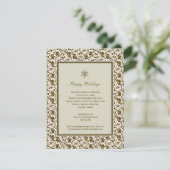 Invitation à la fête des fêtes encadrées Damask (Debout devant)