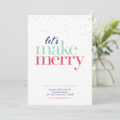 Invitation à la fête des fêtes *Faisons le bonheur (Debout devant)