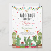 Invitation à la fête des fêtes Taco 'Bout A Party (Devant)