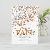 Invitation à la Fête des Feuilles d'Automne (Debout devant)