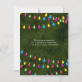 Invitation à la fête des feux de Noël (Dos)