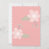 Invitation à la Fête des Filles (Dos)