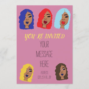 Invitation à la Fête des Filles de Glam