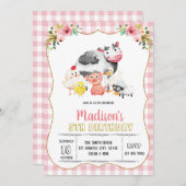 Invitation à la fête des filles de la ferme (Devant / Derrière)