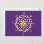 Invitation à la fête des fleurs d'or (Dos)