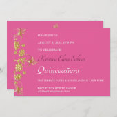 Invitation à la fête des fleurs d'or (Devant / Derrière)